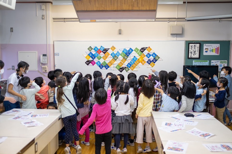 学童保育でSDGsワークショップを展開の画像